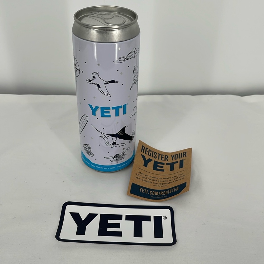 Yeti Stash Can Hidden Storage Safe 12oz‎ Limited Edition With Sticker Hunt Fish